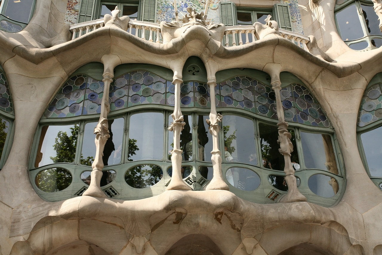 Gaudi style in Barcelona