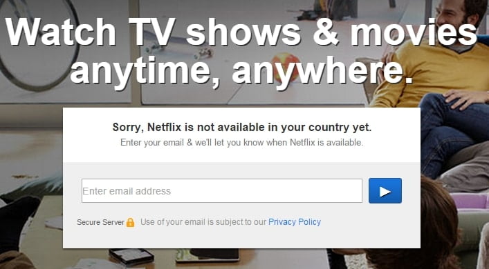 Netflix Unavailable in Barcelona